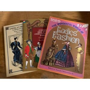 Bundle Of 3 Vintage Fashion Books